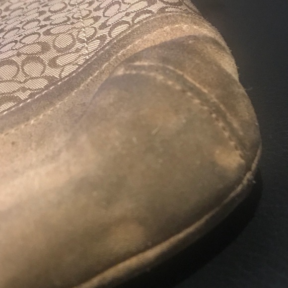 Used Coach Suede bucket bag - Picture 3 of 6